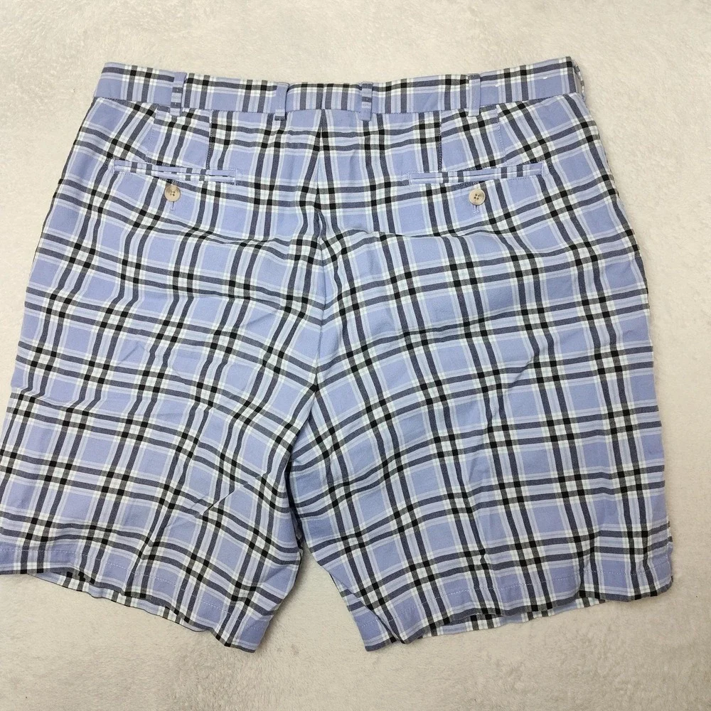 Peter Millar Shorts Mens 38 Blue Plaid 9